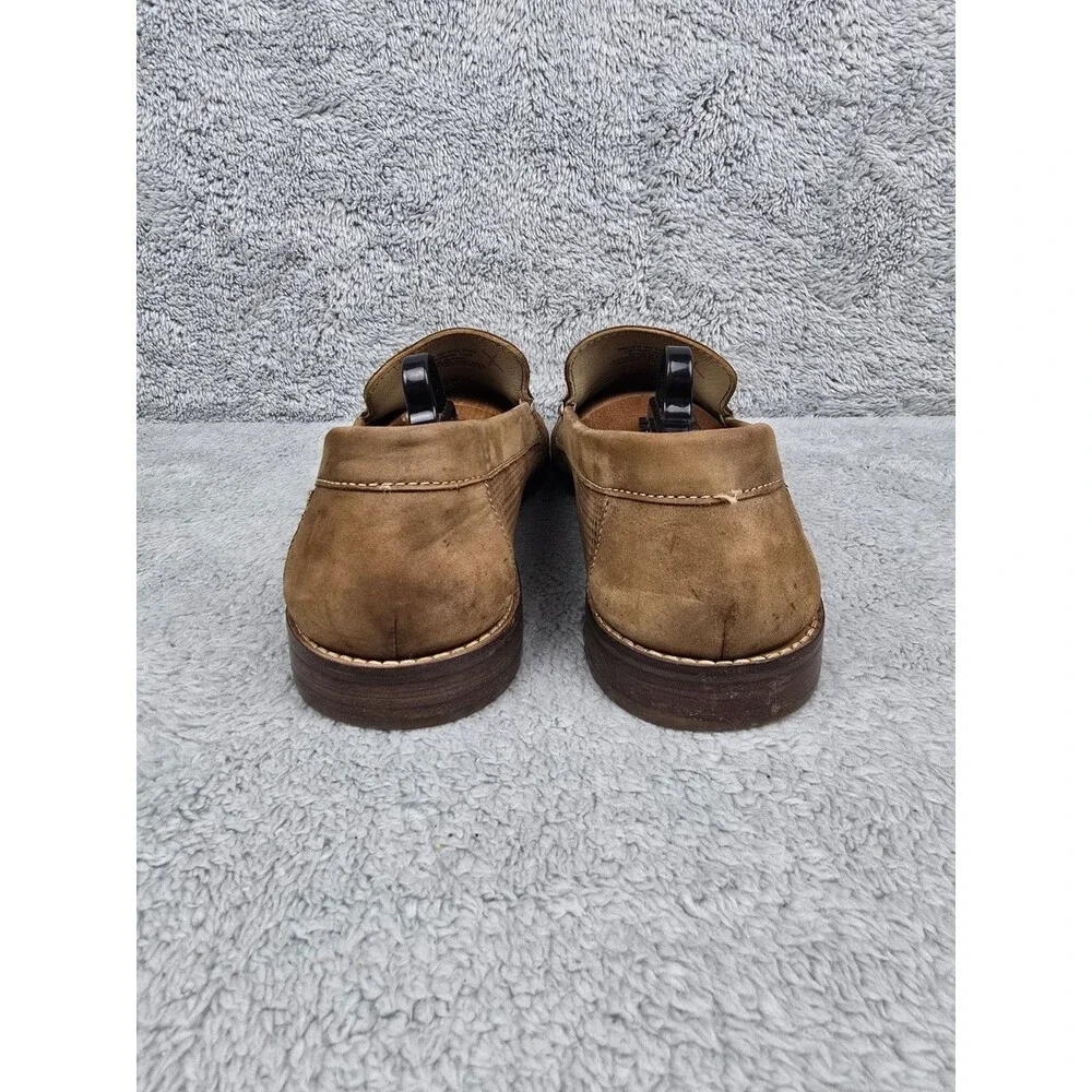 Tommy Bahama Shoes Mens Size 9 Felton Loafer Perforated Tan Leather Resort
